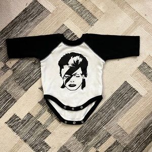 David Bowie onesie 3-6 months